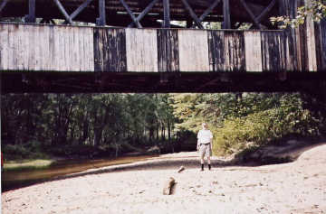Whittier Covered Bridge 29-02-08. Photo by Liz Keating, September 18, 2006